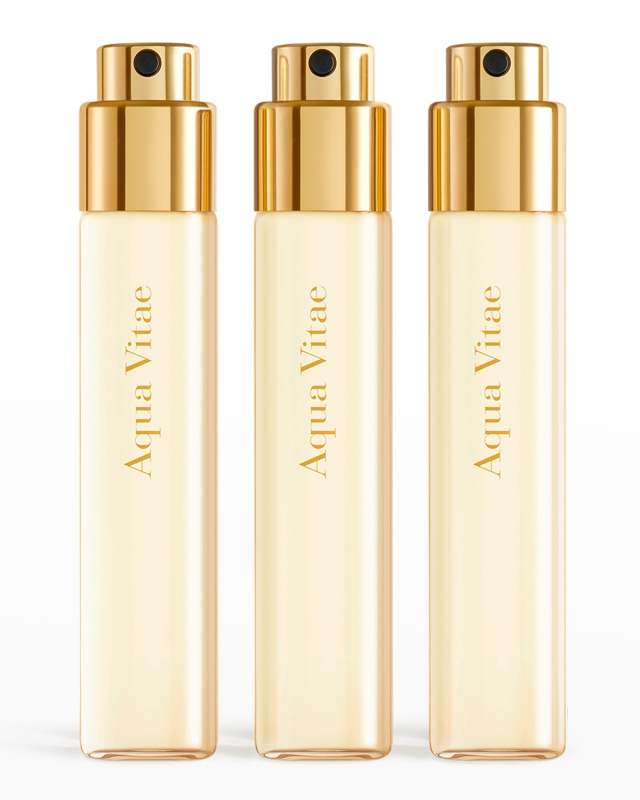 Aqua Vitae Eau de Toilette Travel Spray Refills, 3 x 0.37 oz.